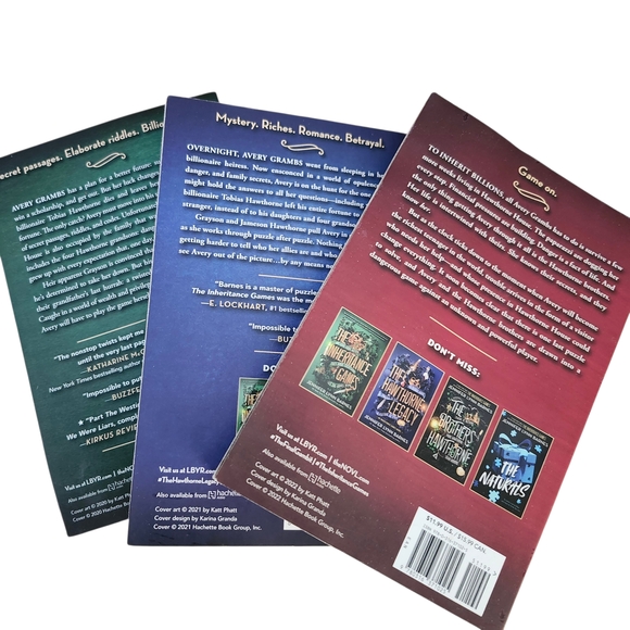 The Inheritance Games Trilogy by - Multicolor Set - Picture 3 of 3